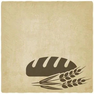 Bread bakery symbol Stock Illustration