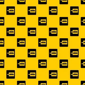 Bread baking pattern Illustrazione stock