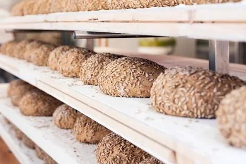 Bread before baking 스톡 사진