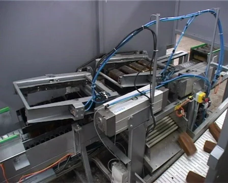 Bread-baking plant conveyor Stock Footage 585540