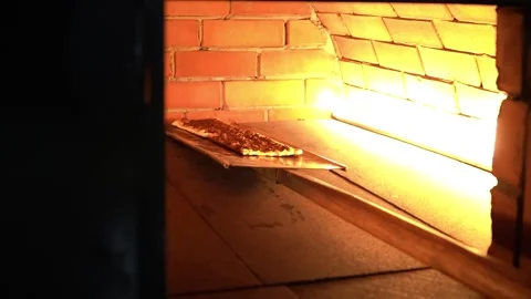 Bread Baking in Wood-Fired Oven Stock Footage 319950629