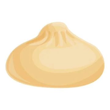 Bread baozi icon cartoon vector. Dao bun Stock Illustration