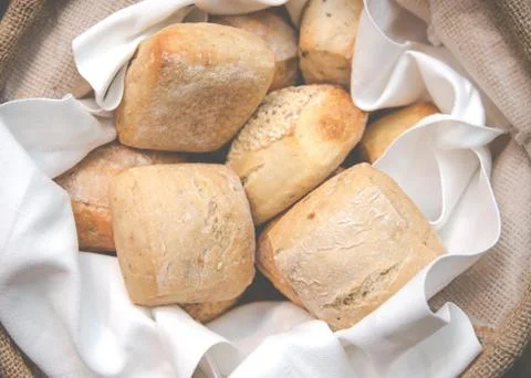 A bread basket Stock Photos
