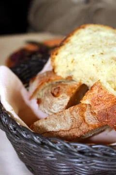 Bread basket Stock Photos