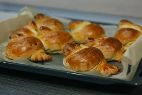 Bread birds Stock Photos