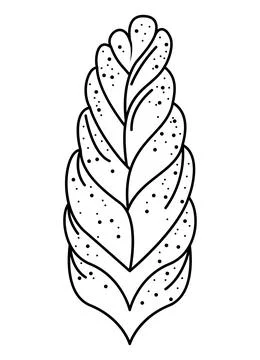 Bread of braid Stock Illustration