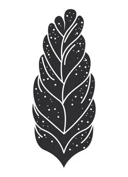 Bread of braid silhouette Stock Illustration