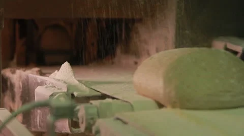 Bread In The Bread Machine In The Factory Stock Footage 68506615