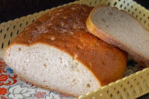 Bread in breadbasket 写真素材