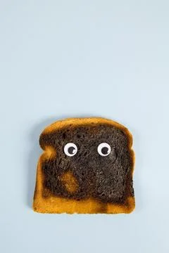 Bread burned Stock Photos