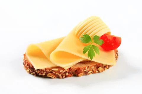 Bread with butter. Simple breakfast concept. Stock-Fotos