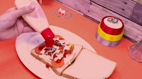 BREAD CACHUP Stock Photos