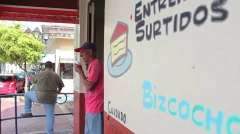 Bread cafe tilt Stock Footage 64639924