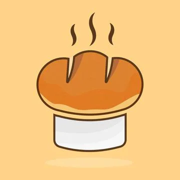 Bread Chef Logo Stock Illustration