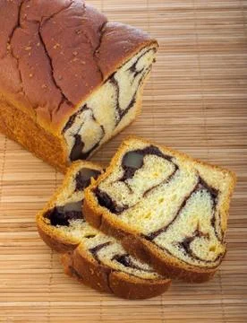 Bread with chocolate Stock Photos