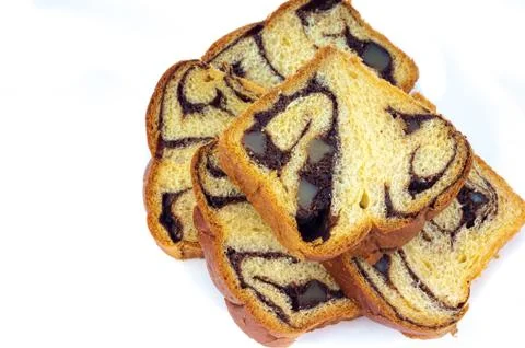Bread with chocolate Stock Photos