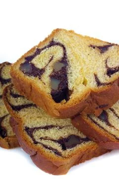 Bread with chocolate Stock Photos