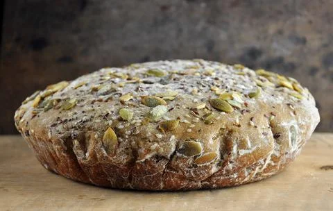 Bread close-up. Stock Photos