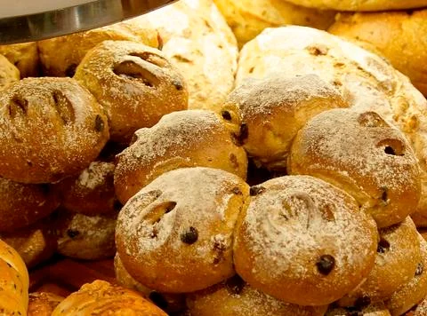 Bread closeup Stock Photos