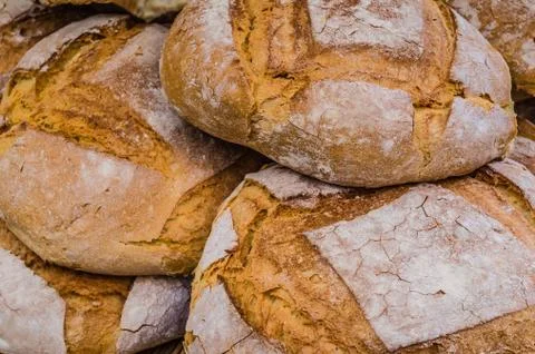 Bread closeup Stock Photos