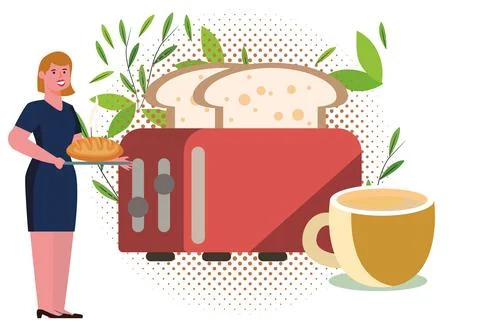 Bread Concept Illustration Stock Illustration