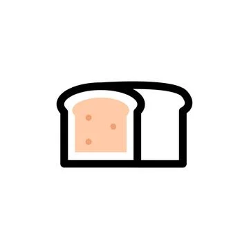 Bread Conceptual Icon Vector Design Illustration 스톡 일러스트