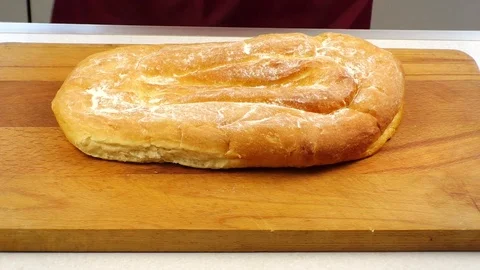 Bread cook fresh bread bakery Vídeos de archivo 93646327