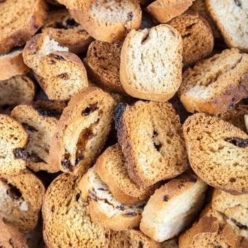 Bread crumbs as a background Stock Photos
