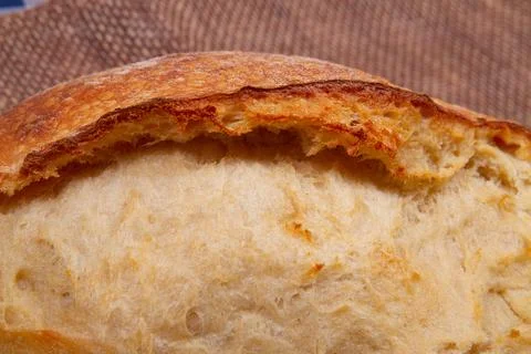 Bread crust close up Stock Photos