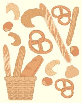 Bread design Stock Illustration