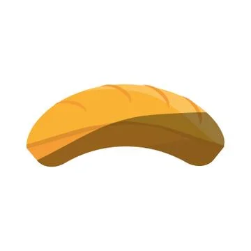 Bread dessert bakery food shadow Illustrazione stock