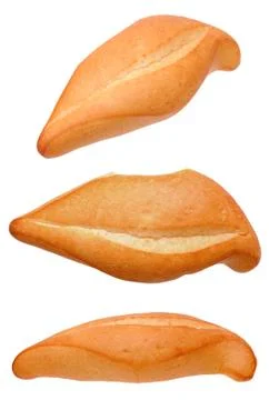 A bread in different angle views Stock Photos