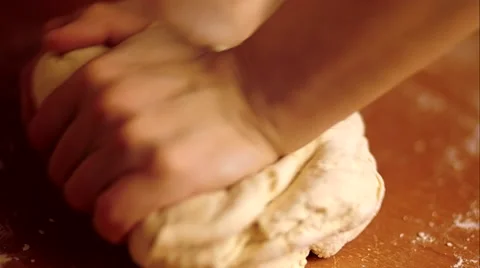 Bread dough Stock Footage 46937262