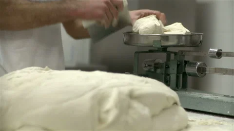 Bread dough making. Stock Footage 63031111