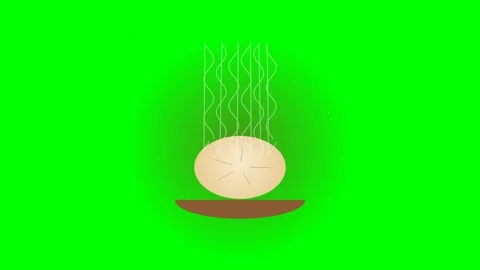 Bread Dough Rising And Baking In Oven on Green Screen Stock Footage 342090225