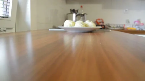 Bread dumplings Stock Footage 40956755