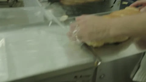 Bread Factory. Bread Preparation. Bakery Bread Factory Stock Footage 150231578