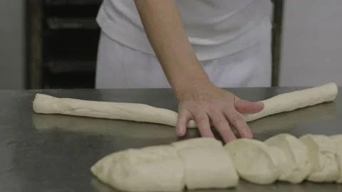 Bread Factory. Bread Preparation. Bakery Bread Factory Stock Footage 150233143