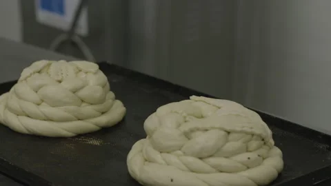 Bread Factory. Bread Preparation. Bakery Bread Factory Video stock 150233459