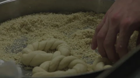 Bread Factory. Bread Preparation. Bakery Bread Factory Stock Footage 150233694