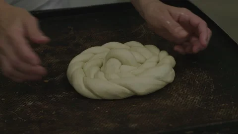 Bread Factory. Bread Preparation. Bakery Bread Factory Vídeos de archivo 150233842