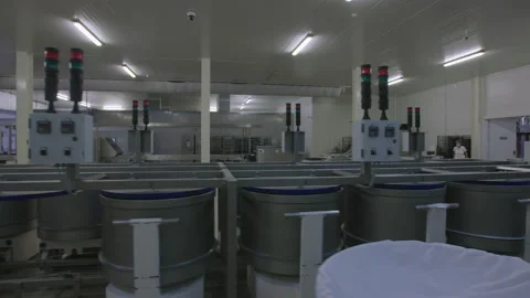 Bread Factory. Bread Preparation. Bakery Bread Factory Video stock 150234299