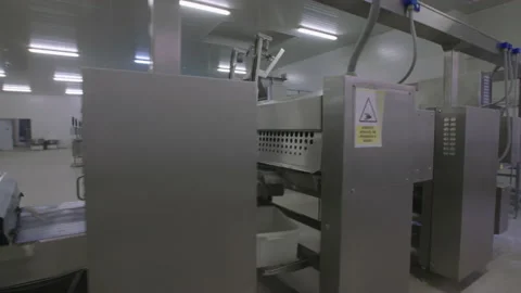 Bread Factory. Bread Preparation. Bakery Bread Factory Video stock 150234302