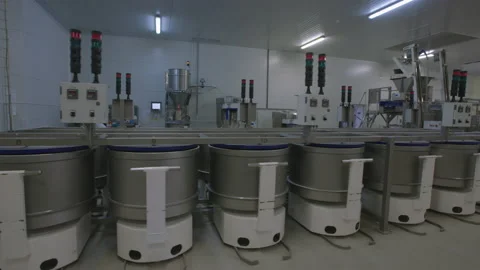 Bread Factory. Bread Preparation. Bakery Bread Factory Stock Footage 150234358