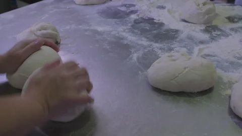 Bread Factory. Bread Preparation. Bakery Bread Factory Stock Footage 150234658