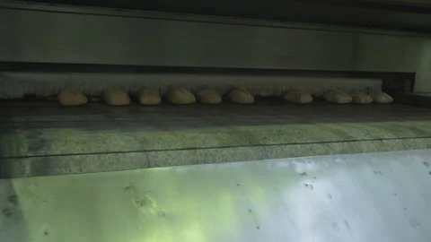 Bread Factory. Bread Preparation. Bakery Bread Factory Stock Footage 150234743