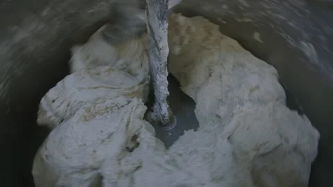 Bread Factory. Bread Preparation. Bakery Bread Factory Stock Footage 150234940