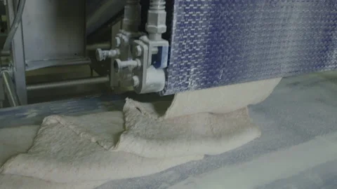 Bread Factory. Bread Preparation. Bakery Bread Factory Vídeos de archivo 150235013