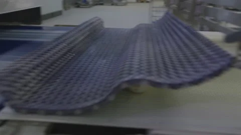 Bread Factory. Bread Preparation. Bakery Bread Factory Stock Footage 150235609