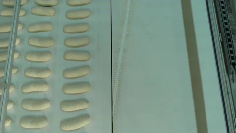 Bread Factory. Bread Preparation. Bakery Bread Factory Stock Footage 150236317